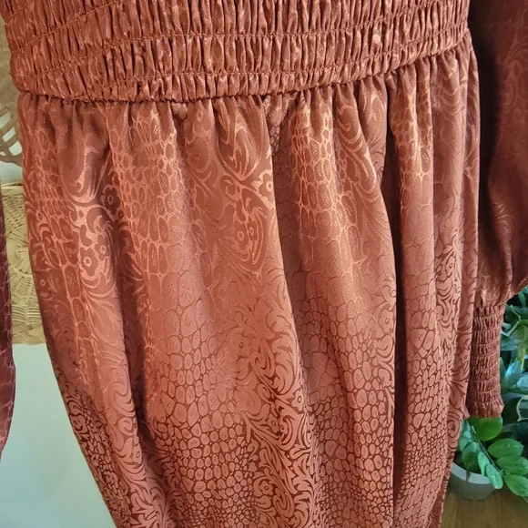 Wrangler Retro Long Sleeve Smocked Dress – Size Small - Picture 3 of 7